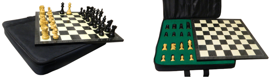 American Staunton Chess Set with Case