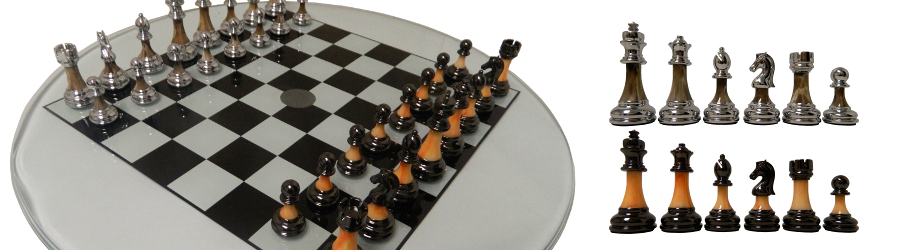 Exclusive Glass Chess Set