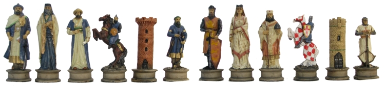 Large Crusaders Chessmen