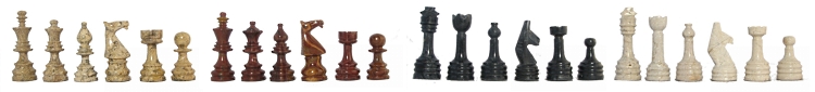 Marble Chess Pieces