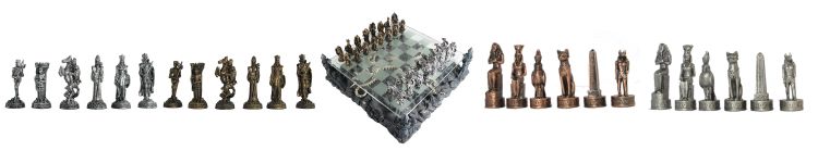 Pewter Theme Chess Sets