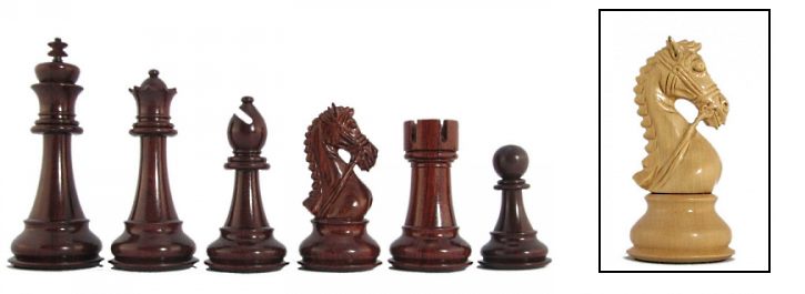 Praetorian Exotic Staunton Chess Pieces