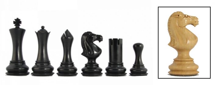 Vanguard Exotic Staunton Chess Pieces