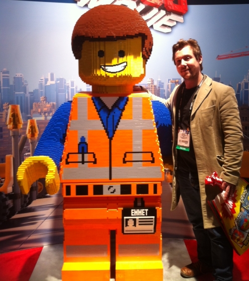 Me with Emmett, star of the Lego Movie