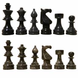 13.7 Inch Luxury Marble Chess Board First-Class Marble Plated Chess Set  Wooden Game Set Gift for Men Gift for Boyfriend