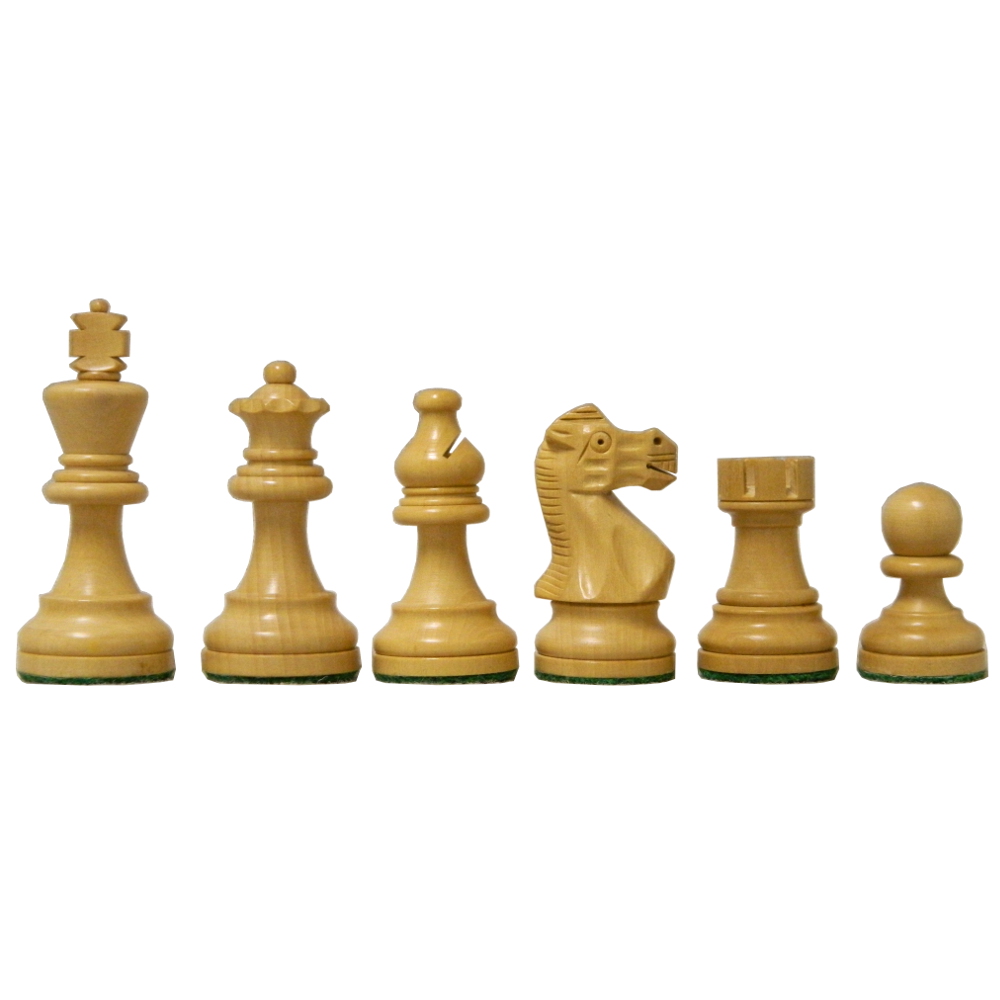 Cute Staunton Ebonized Chess Set - ChessBaron Chess Sets USA