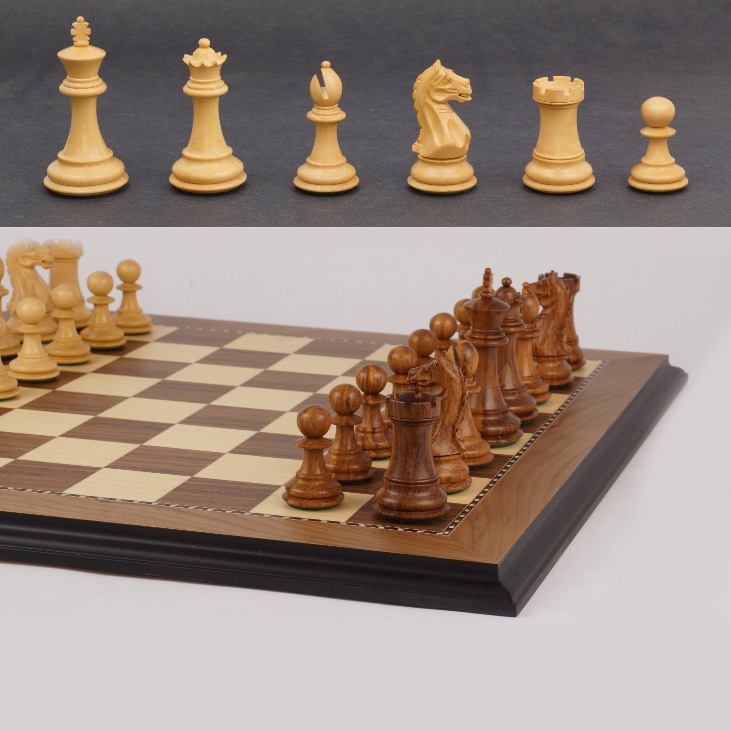 Chess Board Game Brown Felt Bag