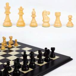 18" MoW Lardy Weighted Staunton Presidential Chess Set