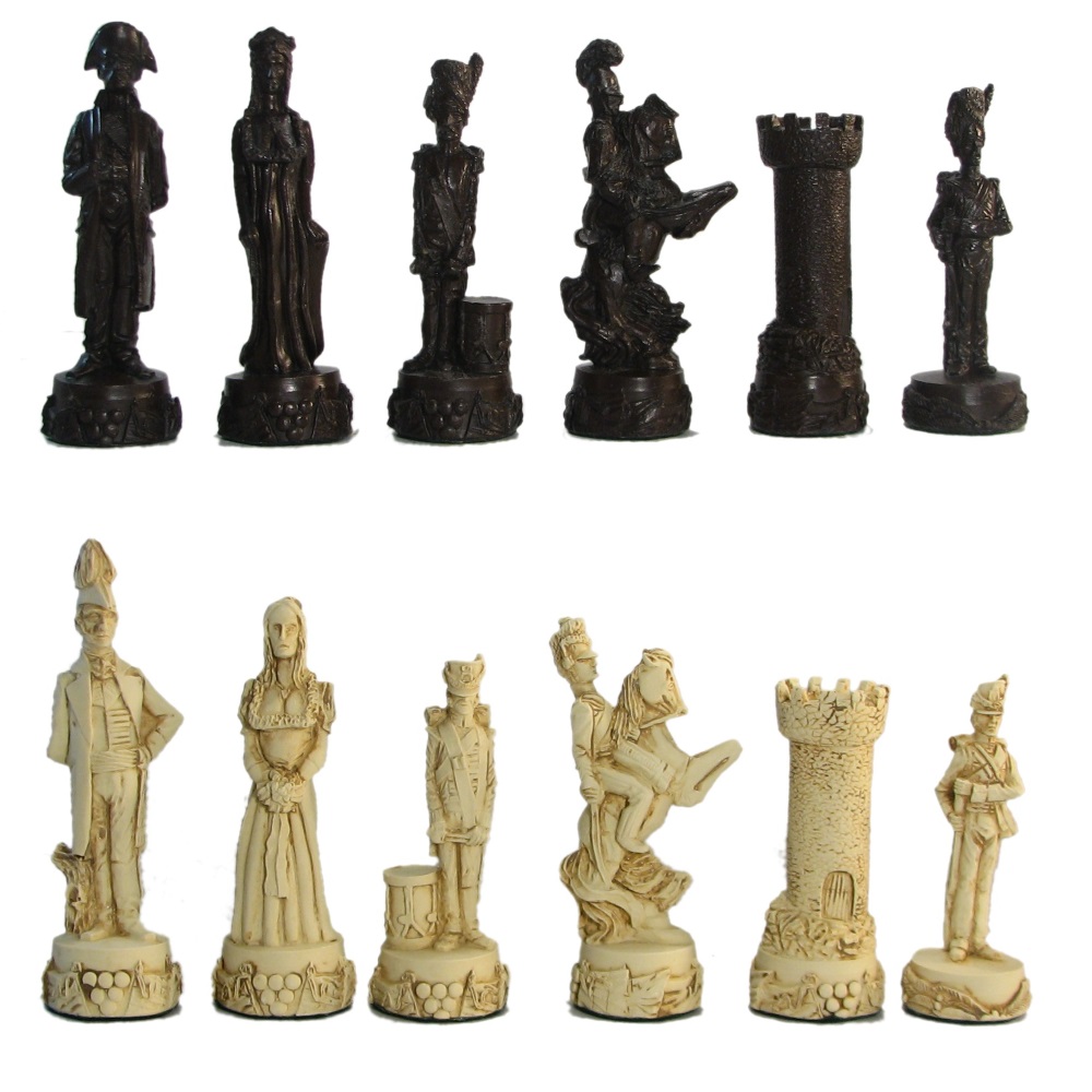 Combo of Napoleon Luxury Staunton Triple Weighted Chess Set - Pieces i