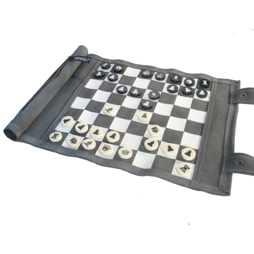Blue Leather Chess Board, Packaging Type: Box