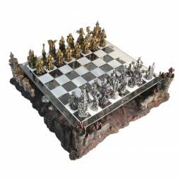 Coc War Chess Set With Chessboard Coc Chess Game Personalized