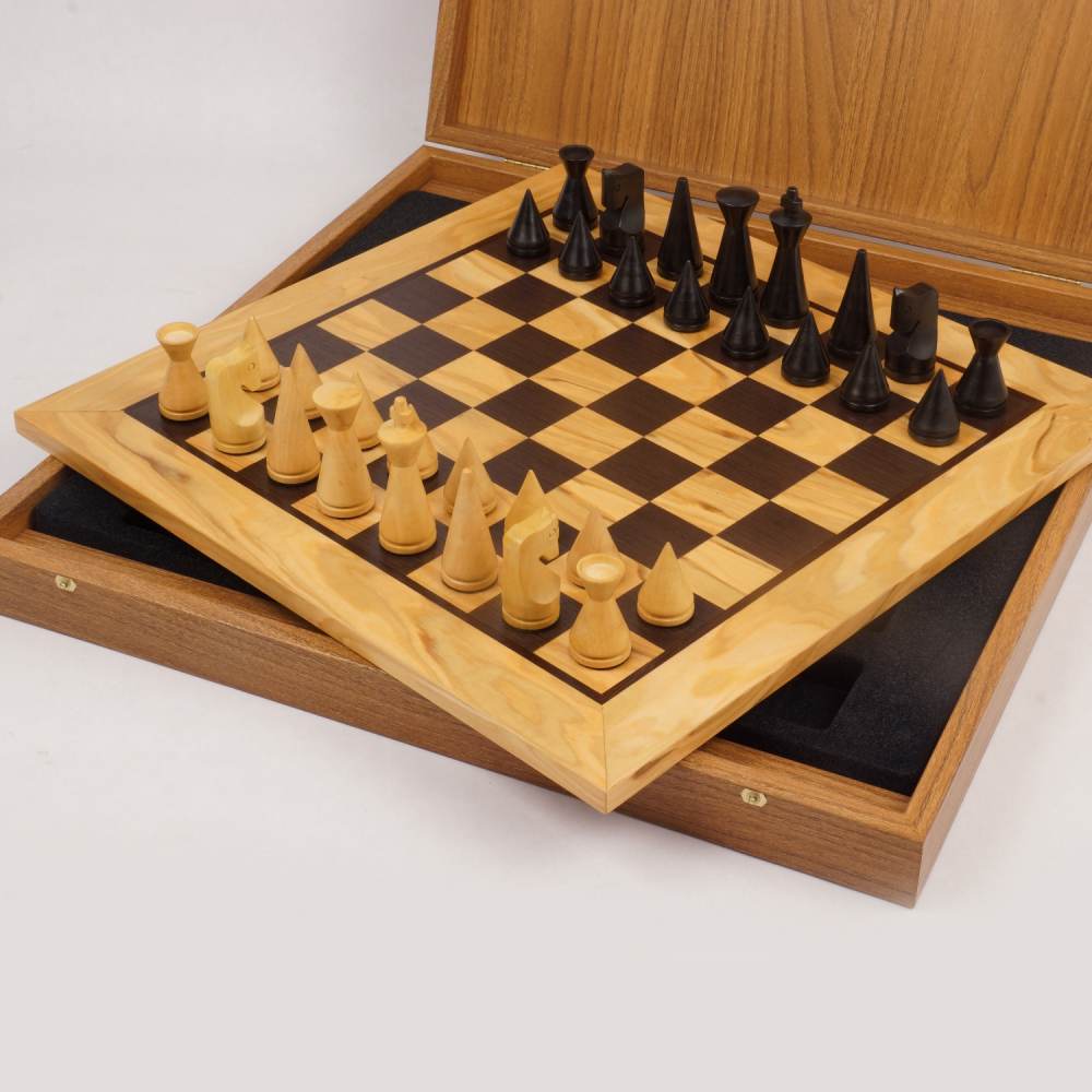 Premium Series From Old Olive Wood Tree | Unique Olive Wood Backgammon and Chess Board Game Set authentic -Medium Size - Gifts