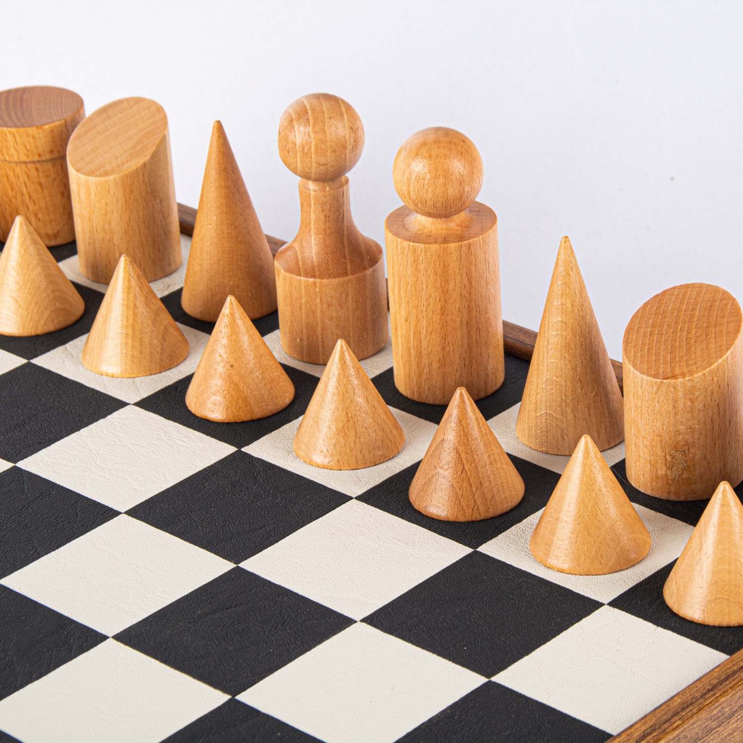 Bauhaus Chess Pieces Handmade Wooden Chess Pieces Set Chess 