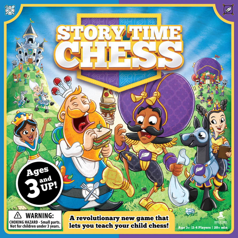 Story Time Chess - The Board Game That Teaches Chess to 3-Year-Olds