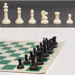 20" Deluxe Weighted Combination Chess Set