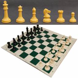 20" Deluxe Weighted Combination Chess Set