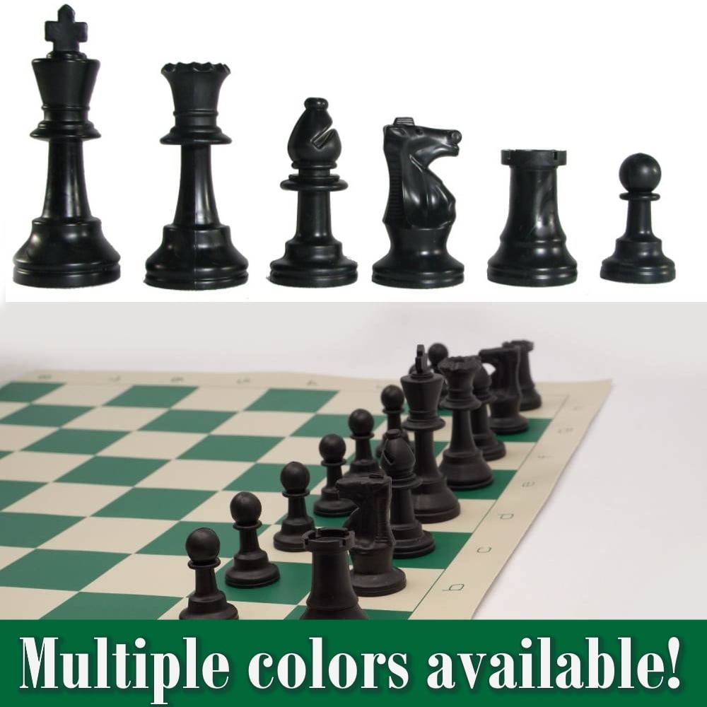 We Games Best Value Tournament Chess Set Filled Chess Pieces Strategy & War  Games Board Game - Best Value Tournament Chess Set Filled Chess Pieces .  shop for We Games products in