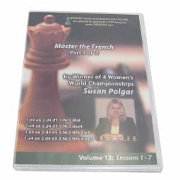Master the French by Susan Polgar – 3 Part Chess DVD Series Vol 11