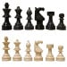 Black and Botocino European Style Marble Chess Pieces