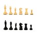 3 1/2" MoW Ebonized Lux Imperator Staunton Chess Pieces