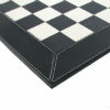 21" Leatherette Black & White Chess Board