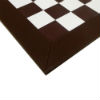 21" Brown and White Leatherette Chess Board