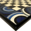 14" Italian Hand Inlaid Blue Briarwood Chess Board (Add 349.95)
