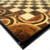 18" Italian Hand Inlaid Brown Briarwood Chess Board (Add $399.95)