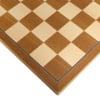 16" Teak and Maple Executive Chess Board (Add 79.95)